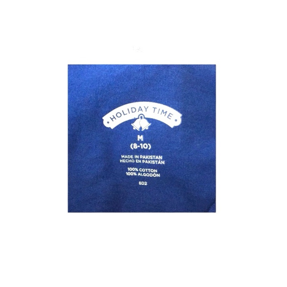 Holiday Time Royal Blue Snowman Long Sleeve Tee - Picture 7 of 12